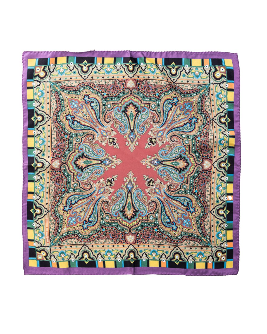 shop ETRO  Pochette Uomo: Etro fazzoletto da taschino in seta, decorato da una stampa Paisley ornamentale con bordatura arlecchino multicolor.
Dimensioni: 43 x 43 cm.
Composizione: 100% Seta.
Fabbricato in Italia.. 1T199 9674-0600 number 971323